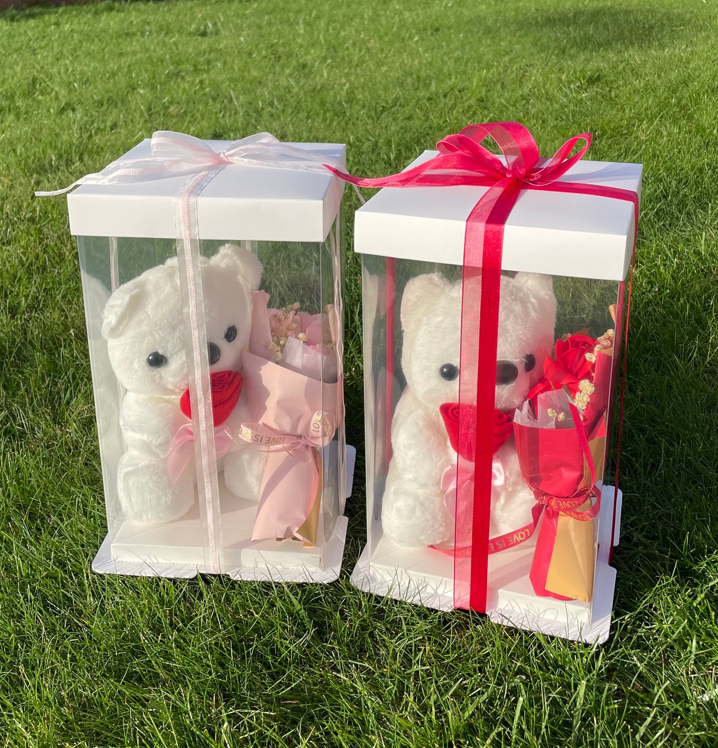 Coffret ourson fleuri