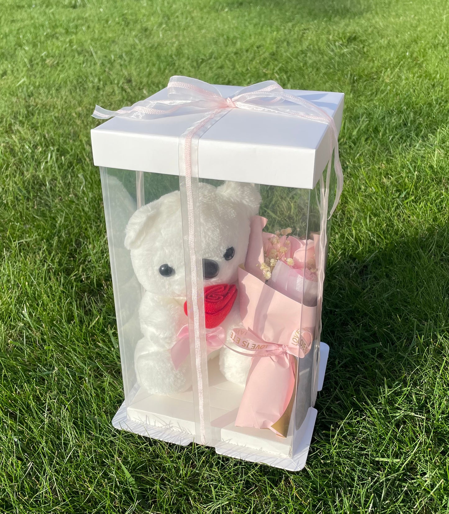 Coffret ourson fleuri