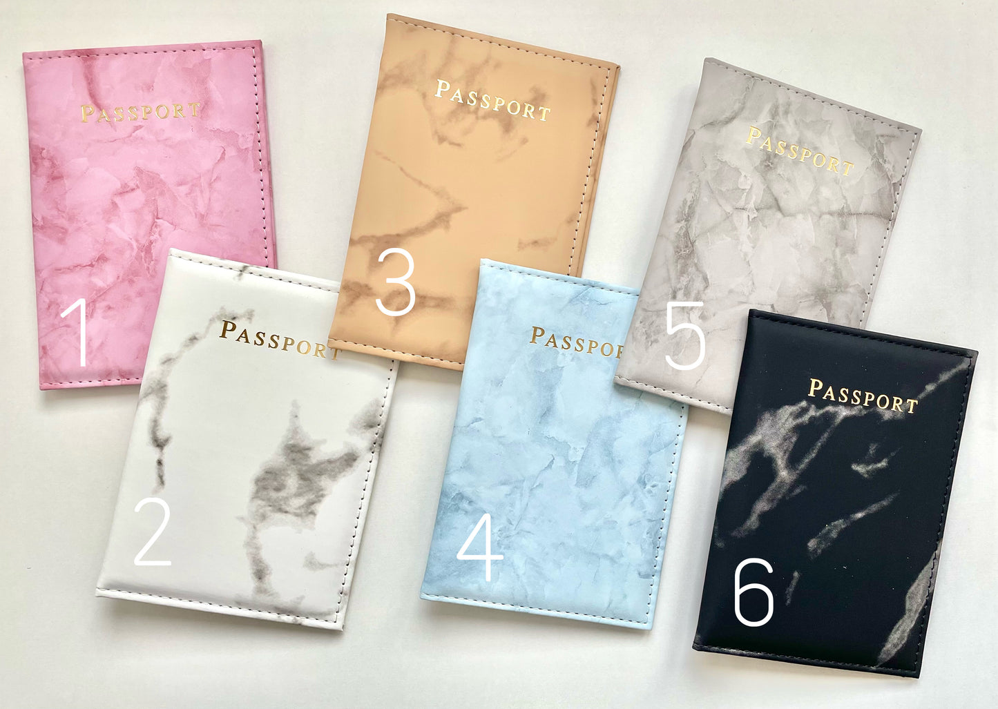Étuis de passeport Marbré