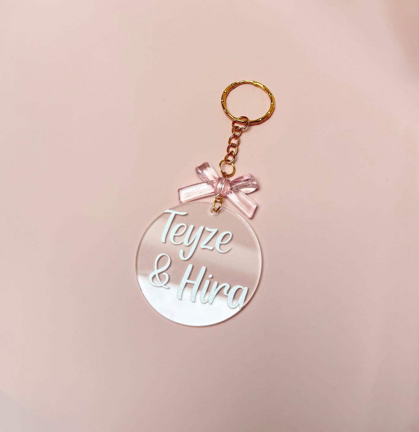 Porte-clé noeud personnalisable