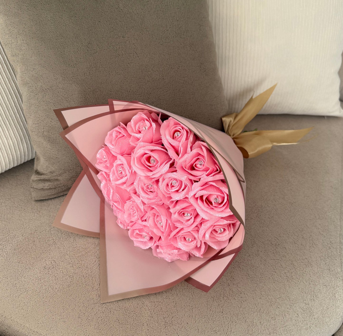 Bouquet de roses éternelles