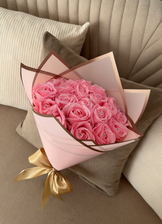 Bouquet de roses éternelles