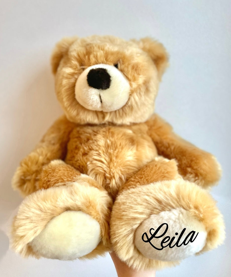 Ours en peluche personnalisé brun clair