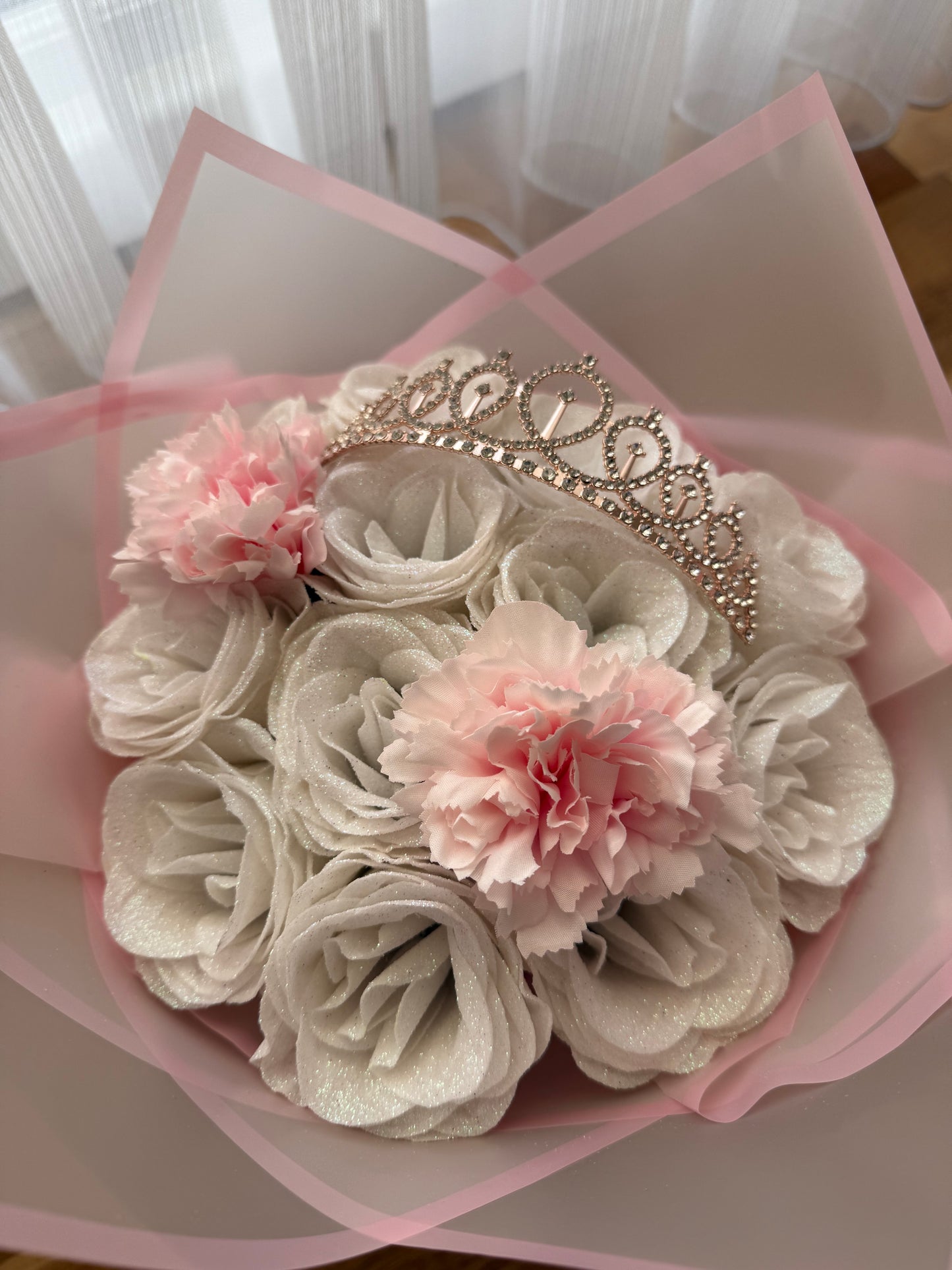 Bouquet de roses éternelles